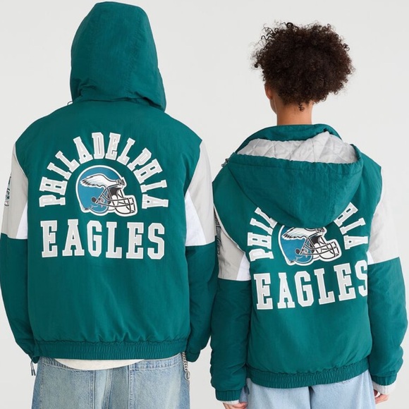 Philadelphia Eagles Hooded Sideline Jacket - Picture 2 of 4